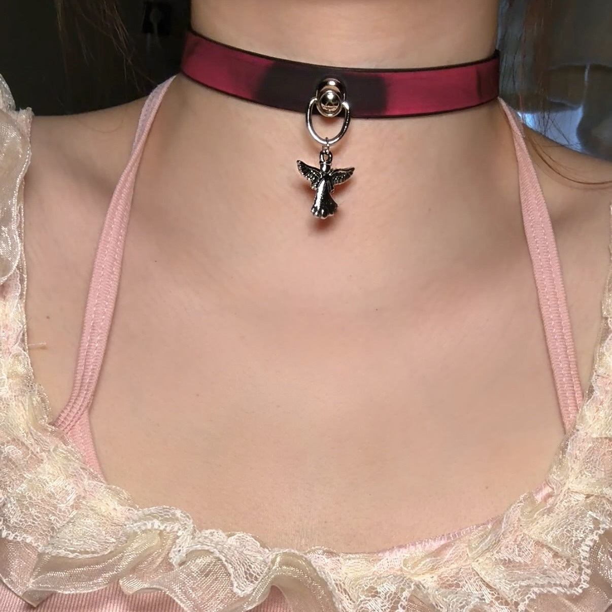 Women's Warm Color Changing Leather Hot Senior Clavicle Collar