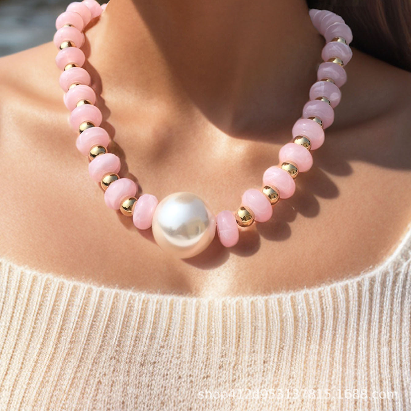 Punk Rock Style Simple Exquisite Sweet Necklace