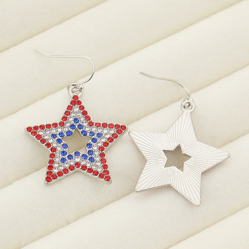 Stars Personalized Minority Light Luxury Temperament Pentagram Earrings