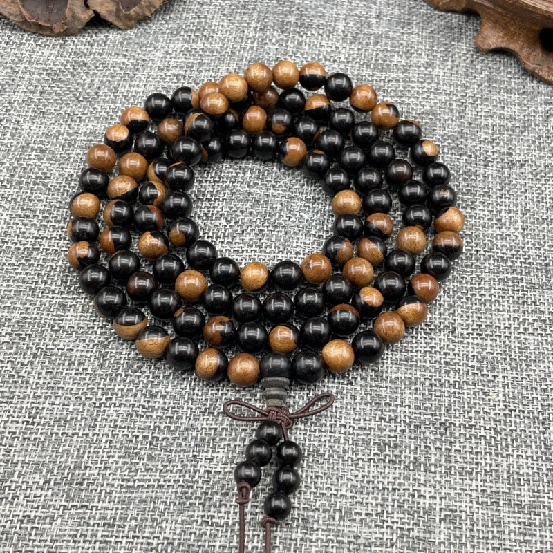 Beads Ebony Rosary Mala Crafts Black Bracelets