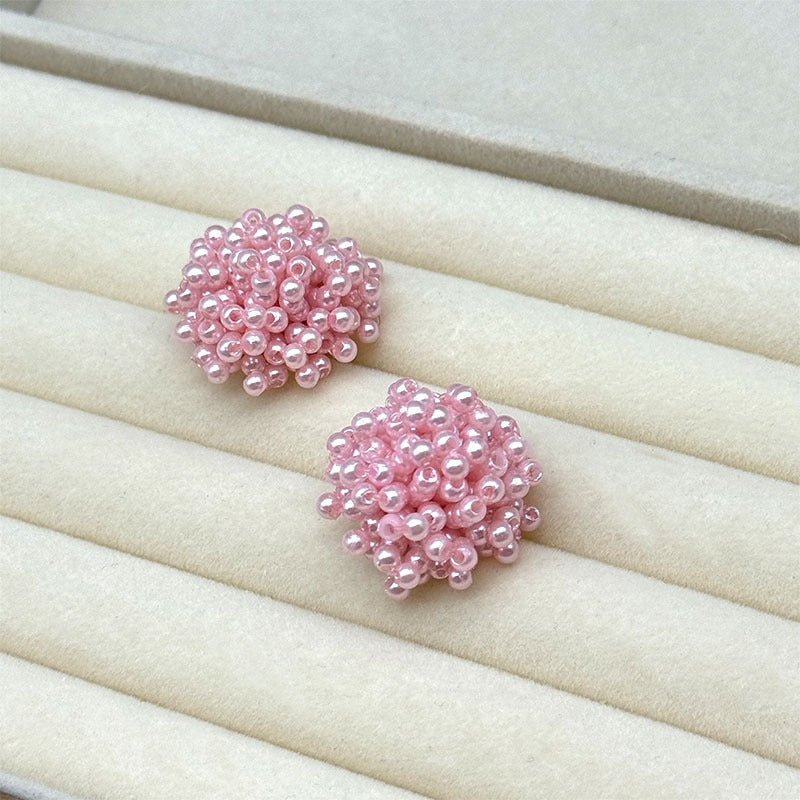 Women's Sier Pearl Ear Clip High Sense Special Interest Rings