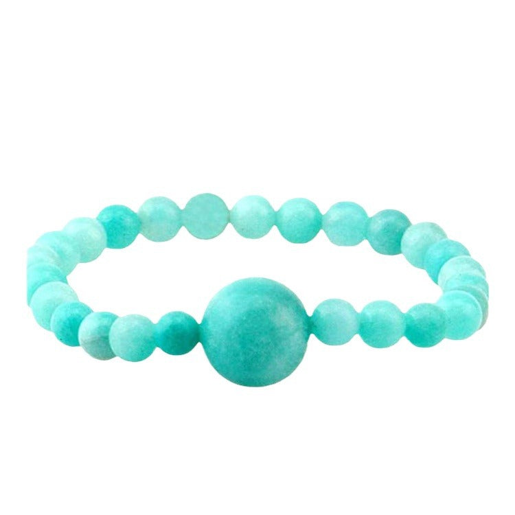 Volcanic Rock White Turquoise Natural Stone Bracelets