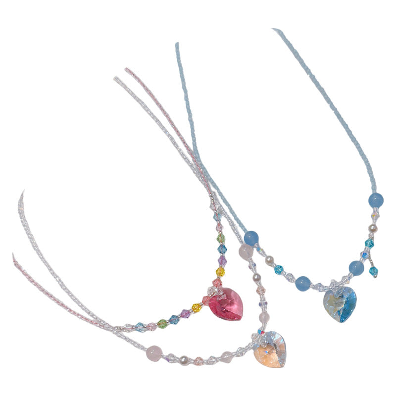 Luxury Minority Fresh Dopamine Sweet Clavicle Chain Necklace