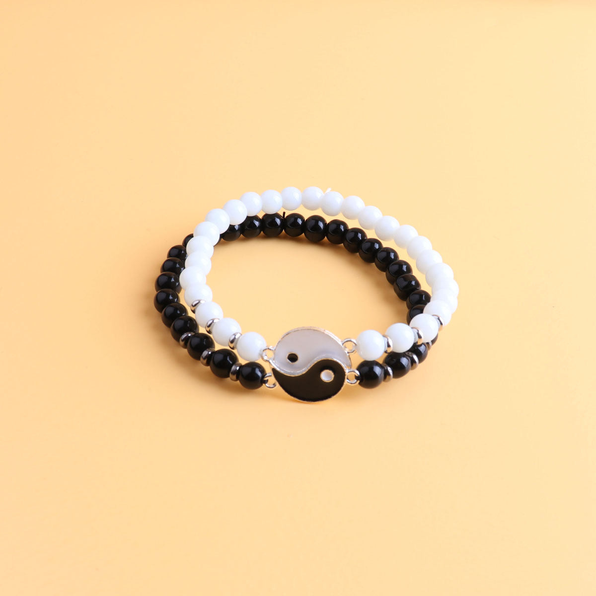 Black White Hand-woven Couple Exquisite Fashion Bracelets