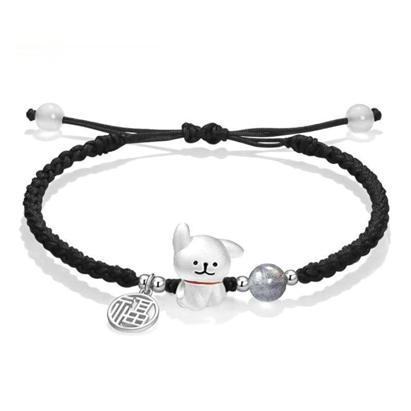 Children's Puppy Day Woven Hand Strap Gifts Bracelets
