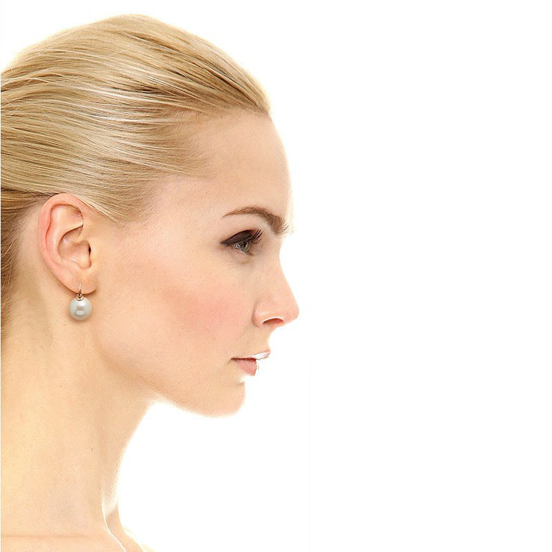 Women's Pearl Ear Clip Fashion Retro Copper Pieces Earrings