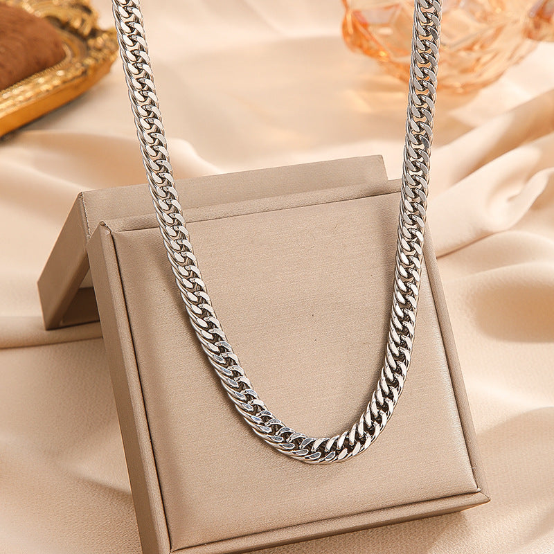 Men's Steel Chain High-grade Small High Luxury Pendants