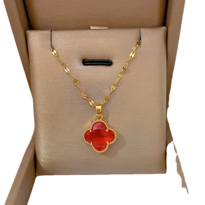 Clover Jade Female Summer Light Luxury Pendants
