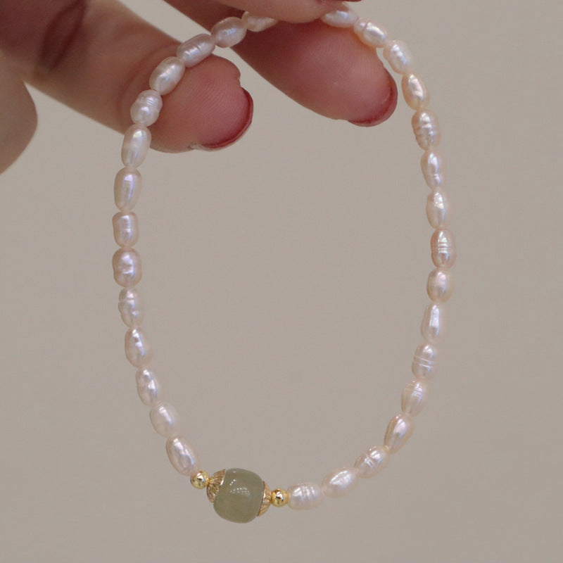 Baroque Female Niche Design Single Simple Bracelet