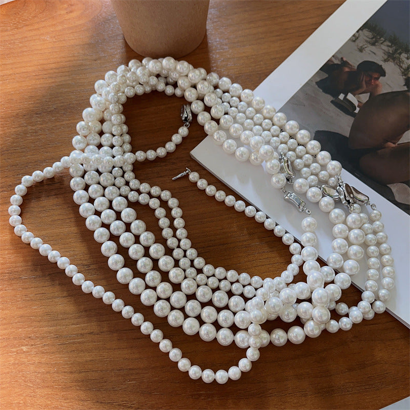 Women's Natural Freshwater Pearl Light Luxury Minority Necklaces