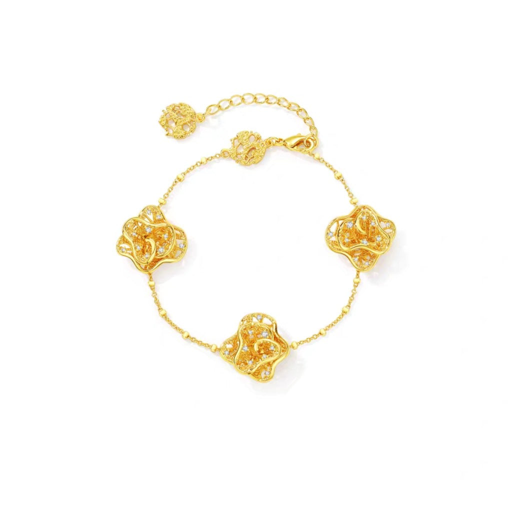 Lace Series Skirt Flower Elegant High Jewelry Set