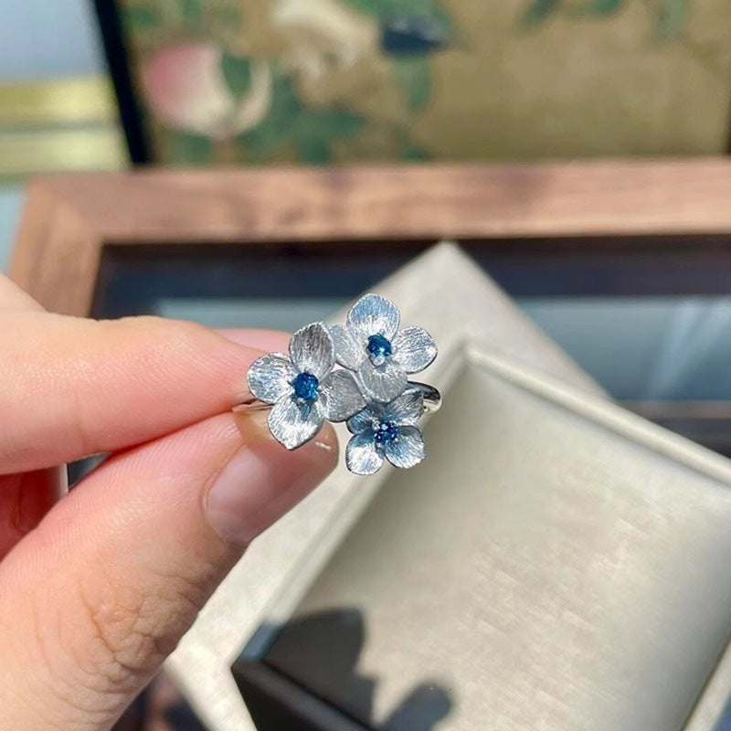 Women's Style Simple Irregular Niche Design Does Not Fade Ring