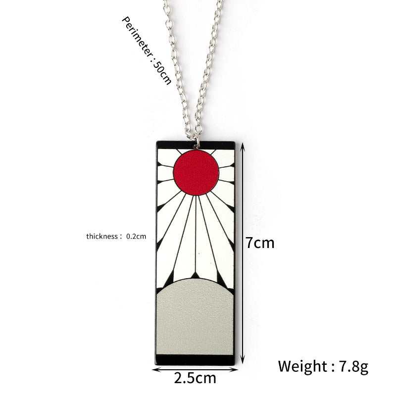 Anime Peripheral No Stove Door Acrylic Necklaces