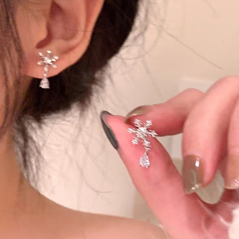 Needle High-grade Female Affordable Luxury Style Tassel Niche Temperamental Earrings