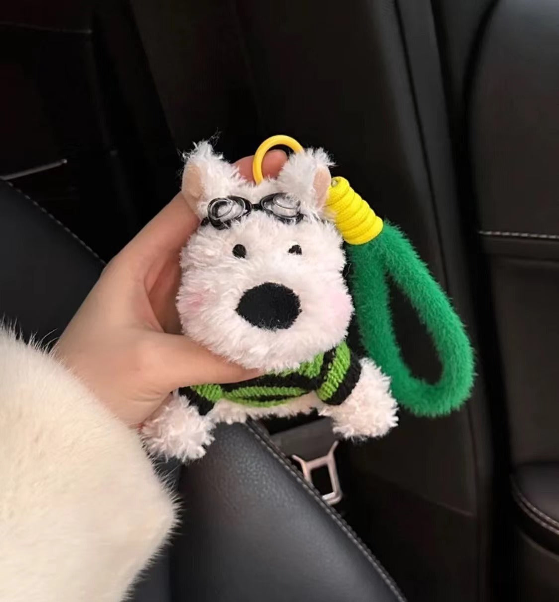 Highland Scrawled Puppy Plush Doll Backpack Cute Hanging Ornaments