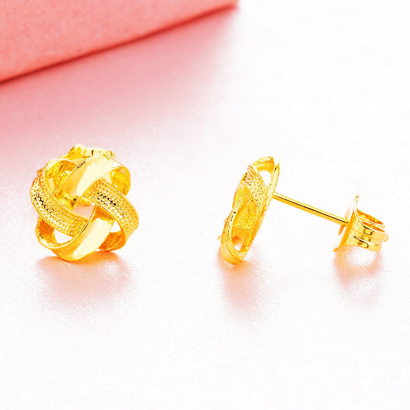 Women's Placer Gold Tassel No Color Fading Rings