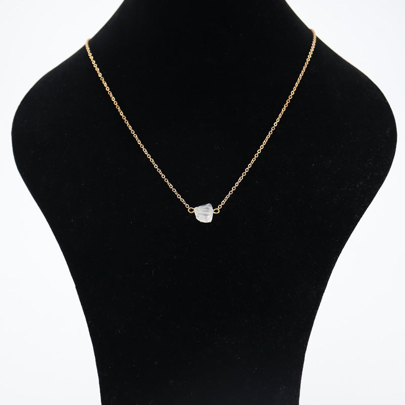 Classic Attractive Natural Stone Crystal Ore Necklaces