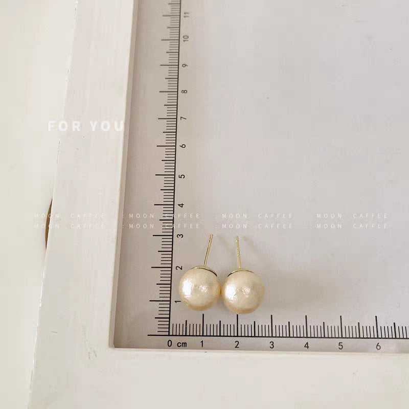 Women's Sier Pearl Light Luxury Sense Niche Earrings