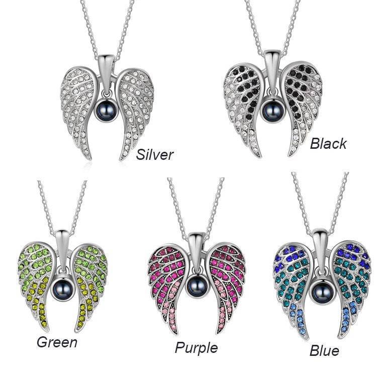 Wings Projection Light Luxury Minority Clavicle Necklace