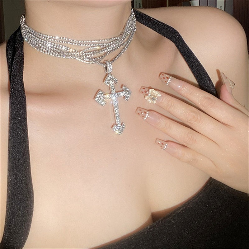 Women's Rhinestone Light Luxury High-grade Temperament Clavicle Necklace