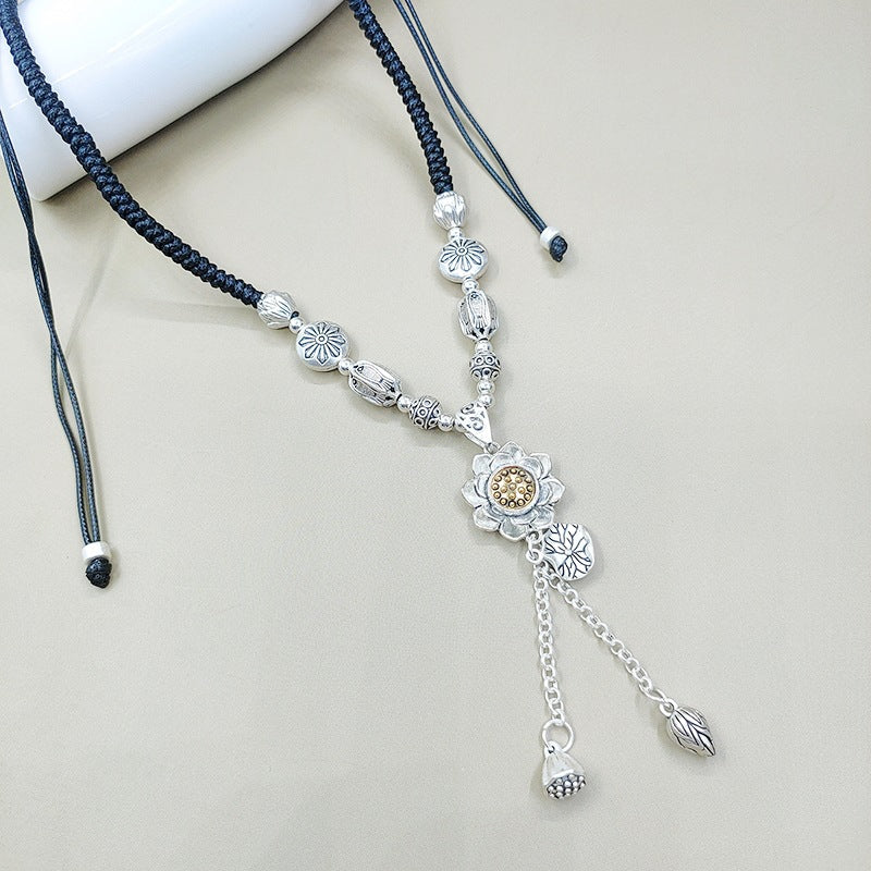 Sweater Chain Ethnic Style Artistic Exaggerated Scenic Necklaces