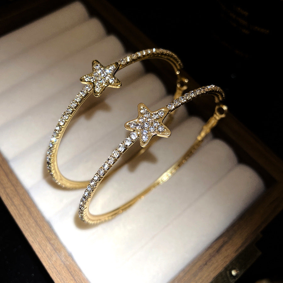 Women's Round Ear Simple Fashion Exquisite Versatile Light Earrings