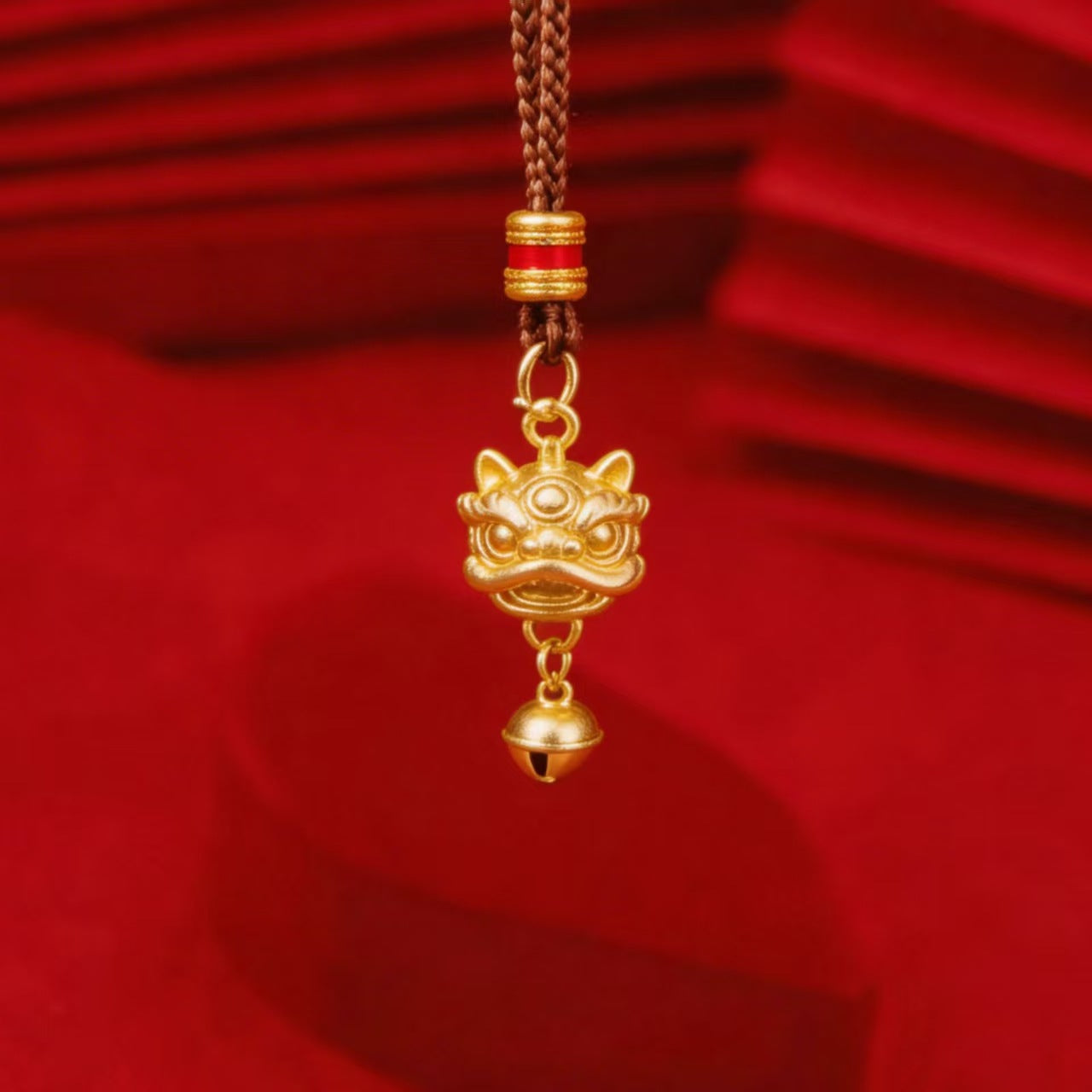 Women's & Men's Gourd Yellow God Of Wealth Buddha Mixed Alloy Retro National Necklace