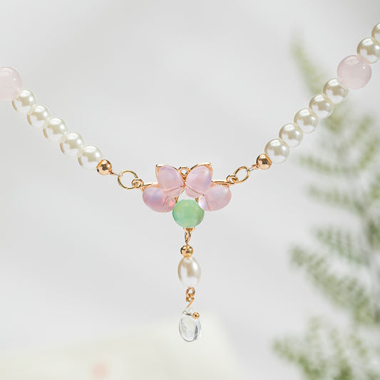 Of Precious Stones Cute Ancient Style Tang Song Han Elements Necklace