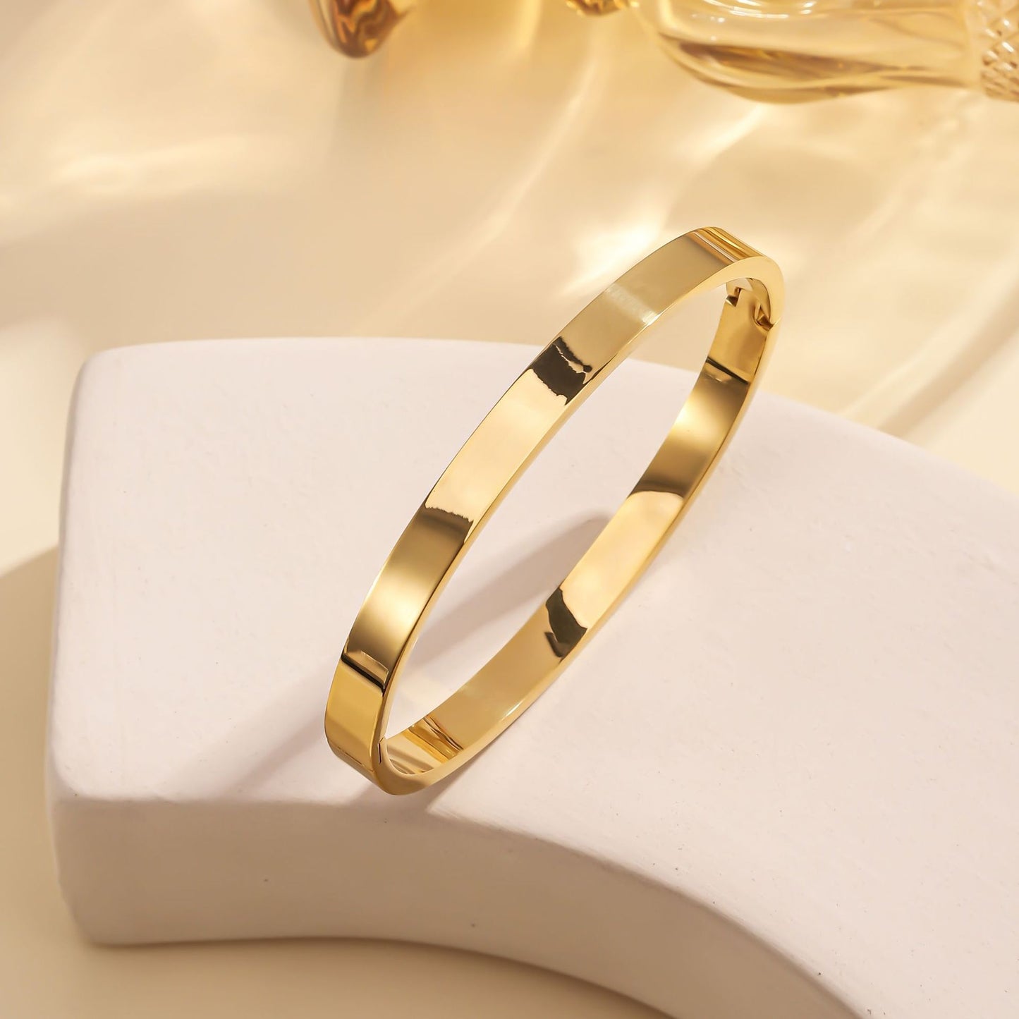 Titanium Steel Stainless Real Gold Furnace Bracelets