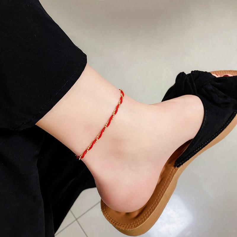 Women's Steel High-grade Gold Does Not Fade Anklets