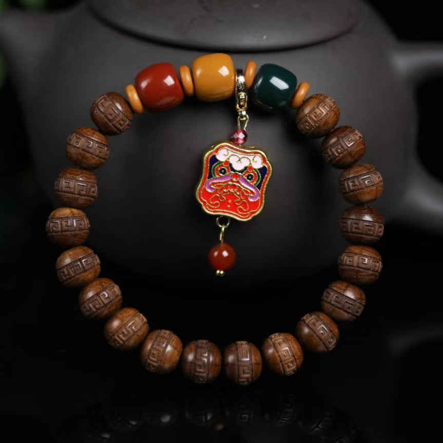 Men's Abelia Ethnic Style Buddha Beads Rosary Bracelet