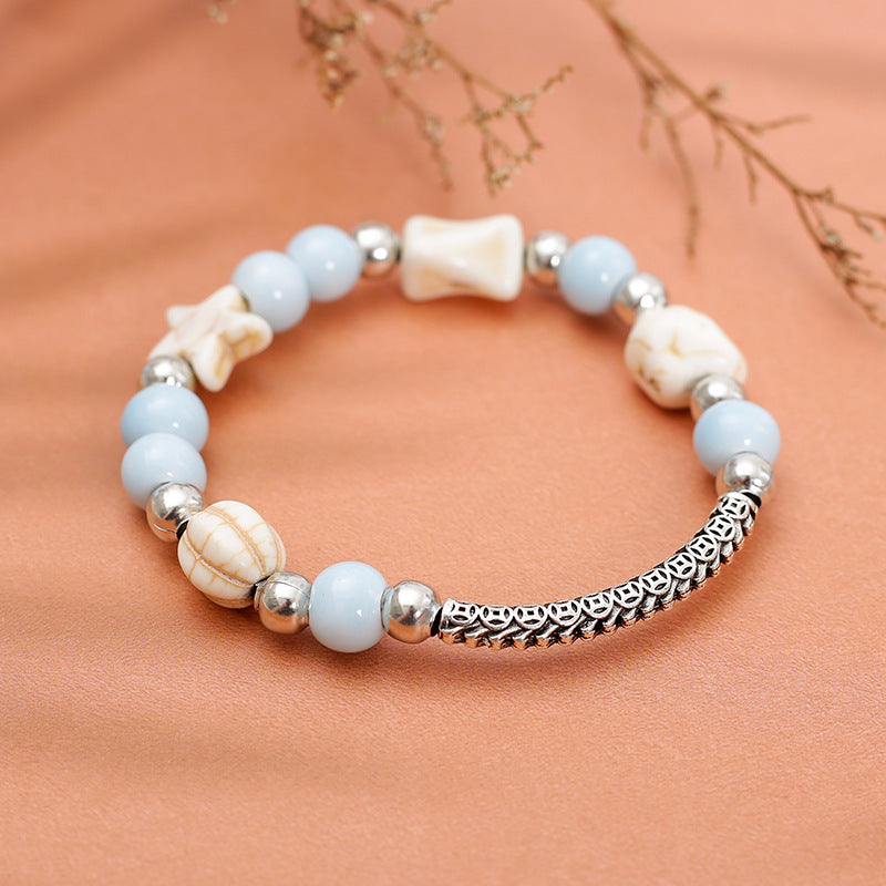 Stall Handmade Ceramic Pure Desire Wind Bracelet