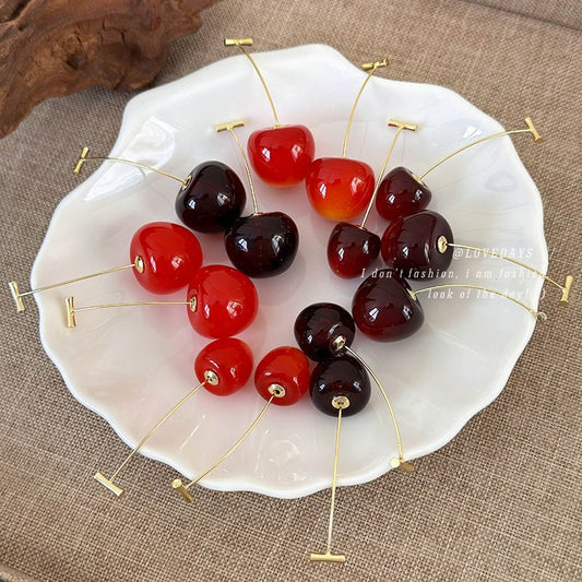 Women's Fruit Cherry Fresh Trendy Ear For Earrings