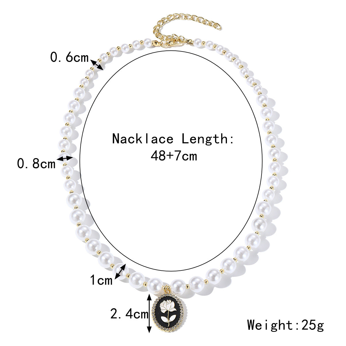 Irregular Pearl Shaped Retro Baroque Ornament Necklaces