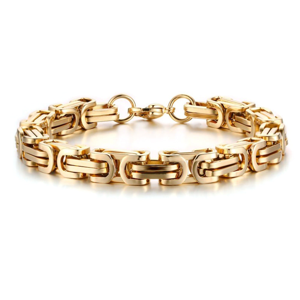 Men's Titanium Steel Emperor Chain Personalized Decorative Necklace