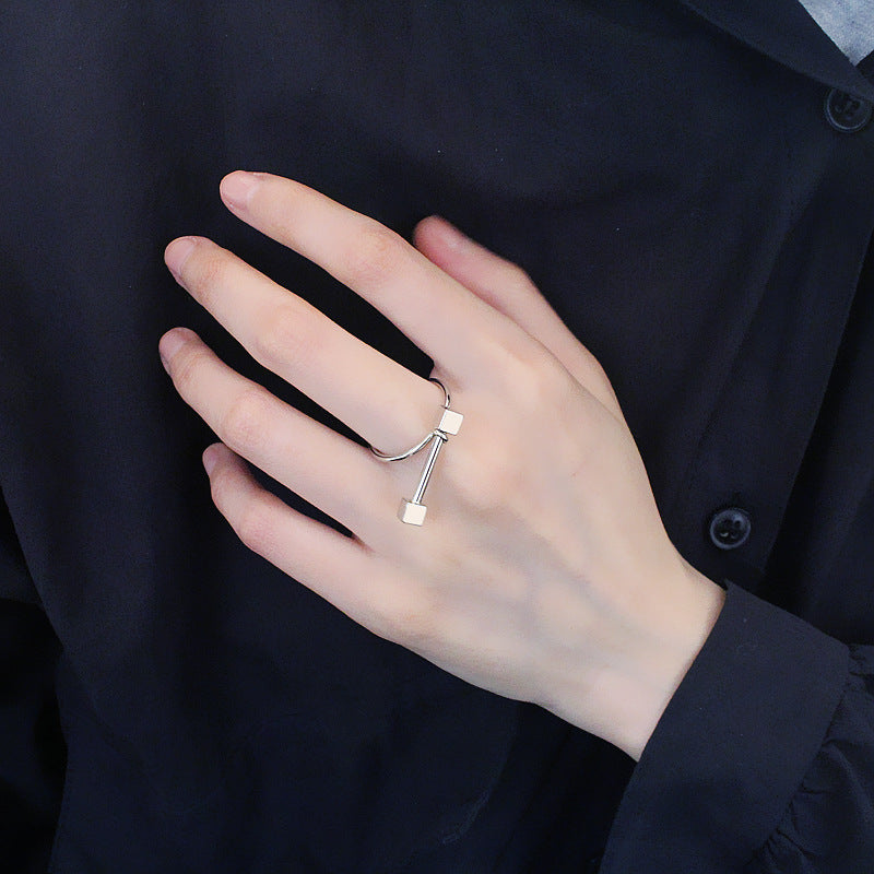 Female Niche High Sense Affordable Luxury Fashion Personalized Cold Rings