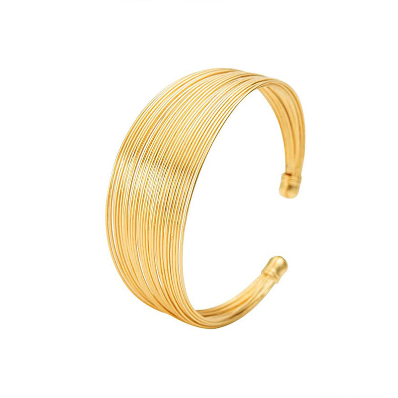 Durable Charming Bridal Exaggerated Metal Punk Bracelets