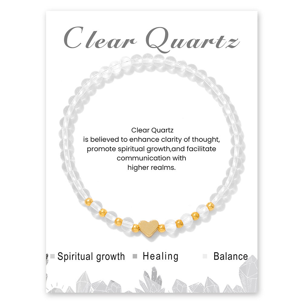 Elastic String Female With Hearts Fairy Bracelets