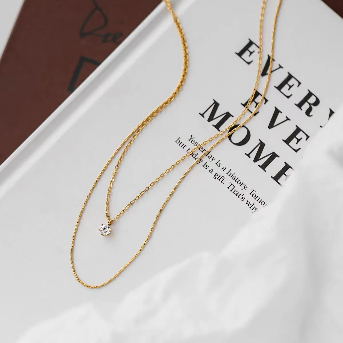 Women's Simple Temperament Cold Style Titanium Necklaces