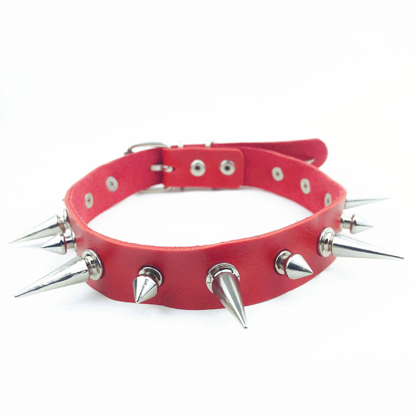 Women's Punk Leather Nail Fashion Alternative Clavicle Necklaces
