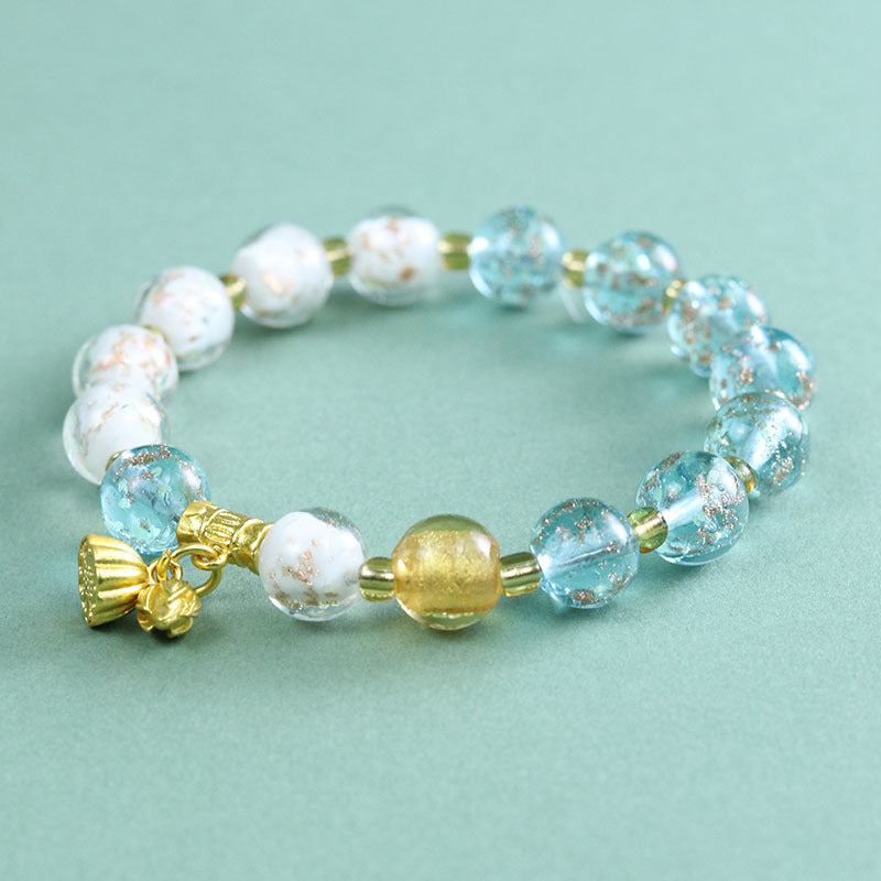 Women's Light Luxury High-grade Luminous Glaze Chinese Beaded Scenic Bracelet