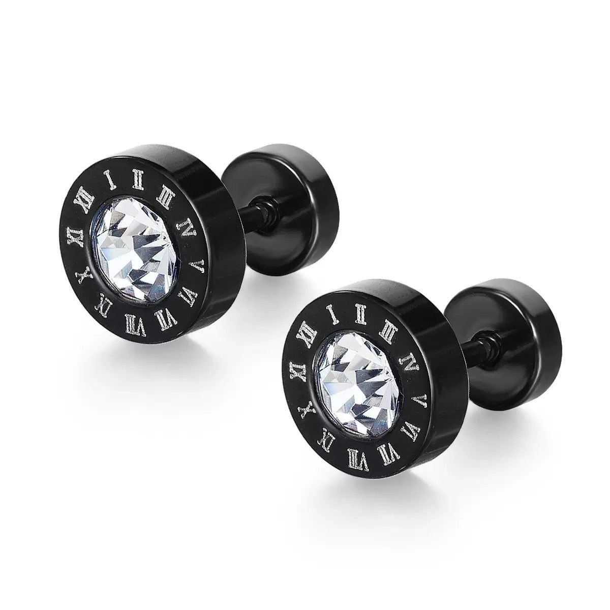 Personality Black Titanium Steel Ear Street Trendy Rings