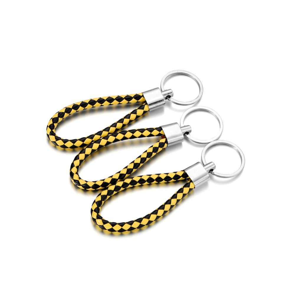 Color Creative Weaving Leather Rope Car Jewelry Accessories