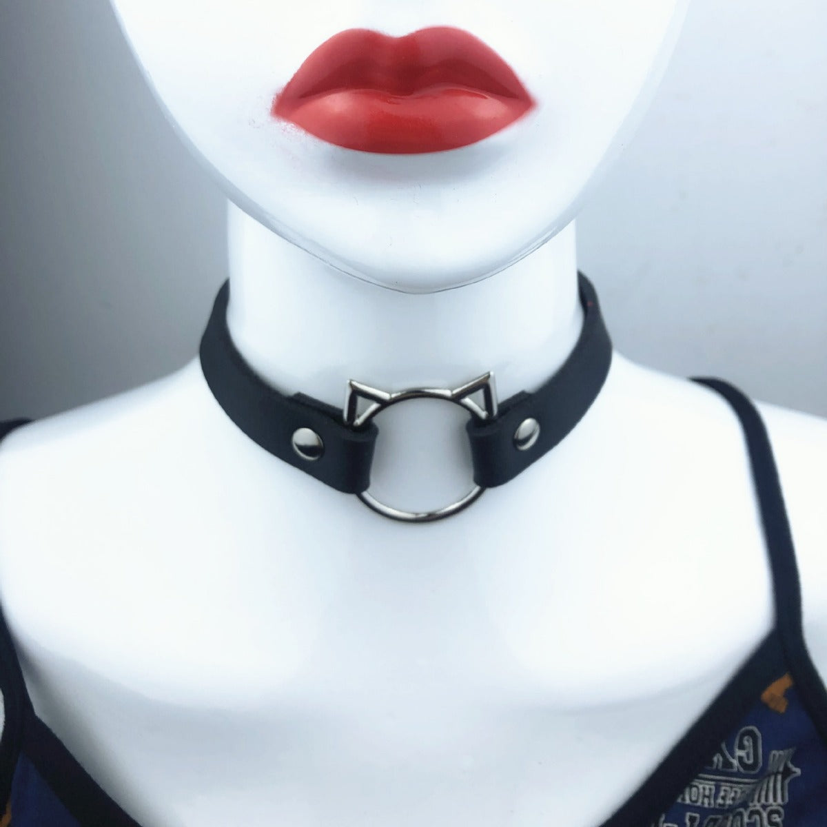 Heart Trendy Cat Head Personality Couple Performance Necklaces