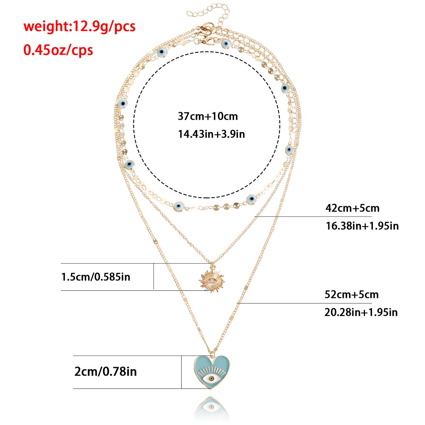 Devil's Eye Clavicle Chain Cold Wind Female Necklaces