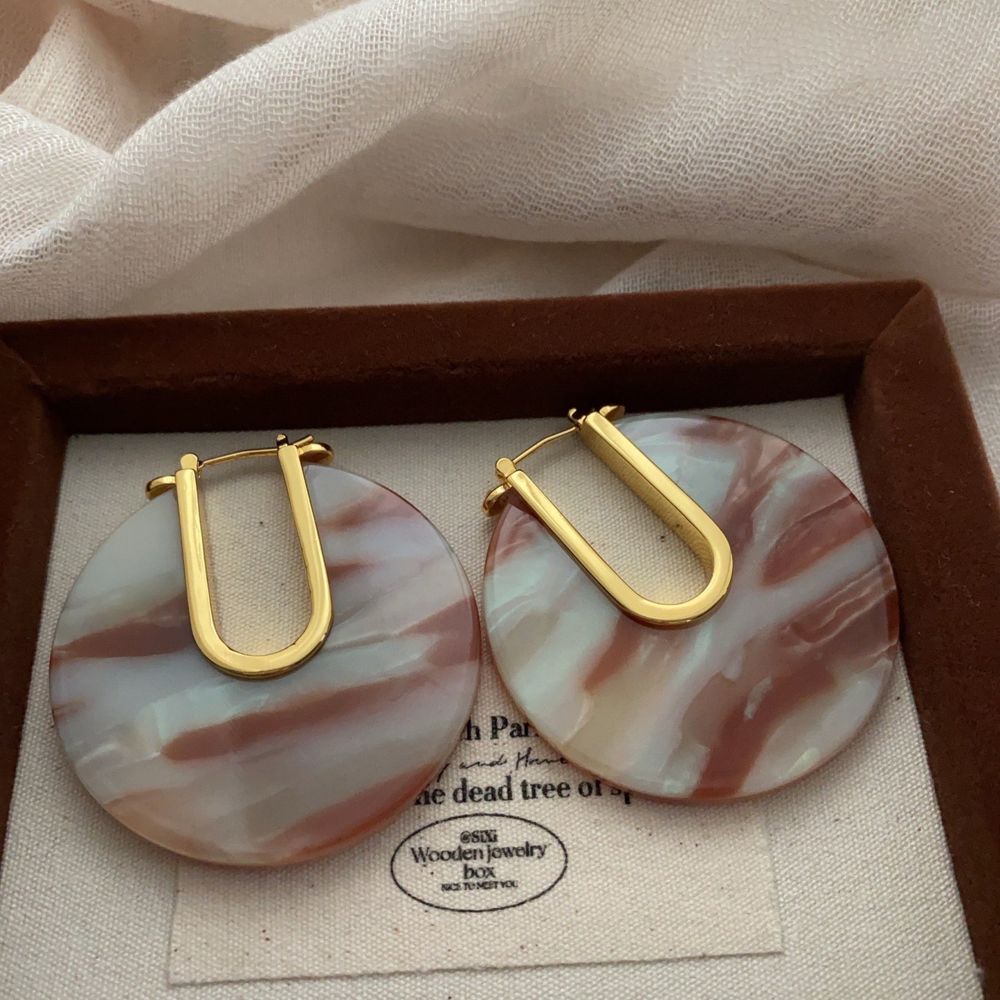 Artsy Semicircle Elegant Wild Candy Color Personalized Earrings
