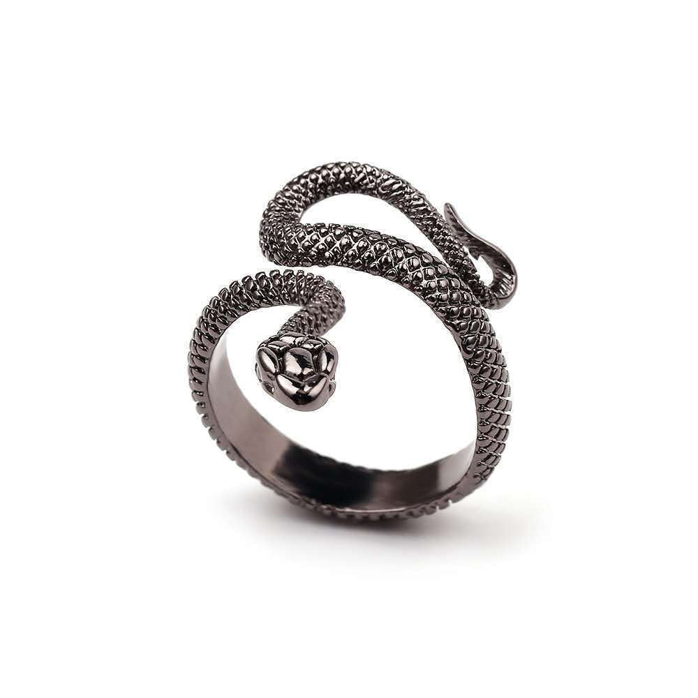 Elegant Cool Snake Retro Unisex Source Rings