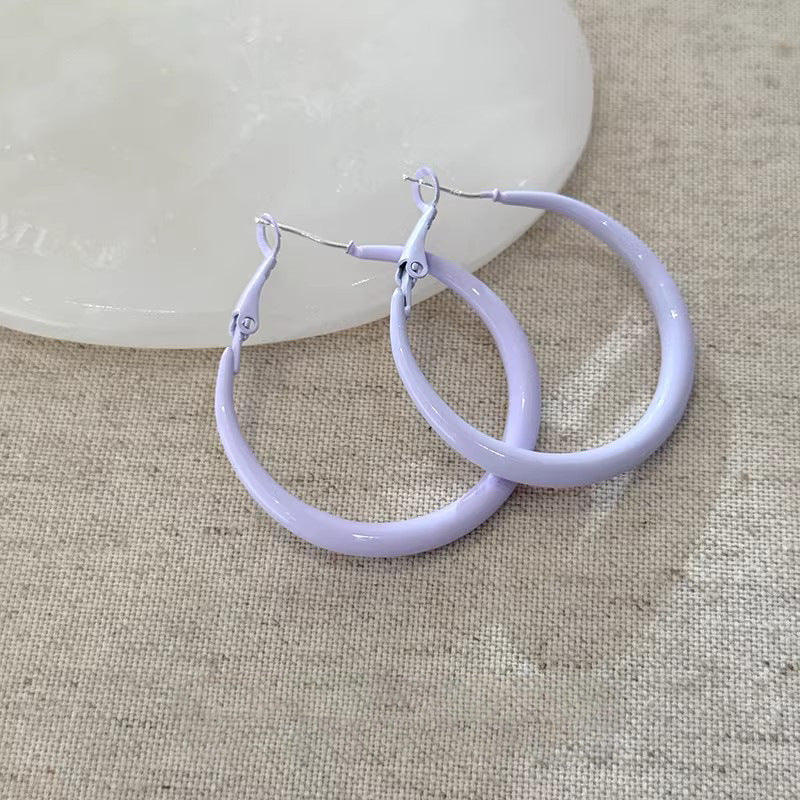 Sweet Dopamine Early Spring Ear Personalized Fashion For Graceful Niche Earrings