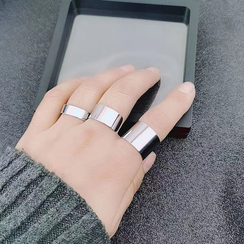 Polished Index Finger Fashionable Versatile Light Luxury Minority Rings