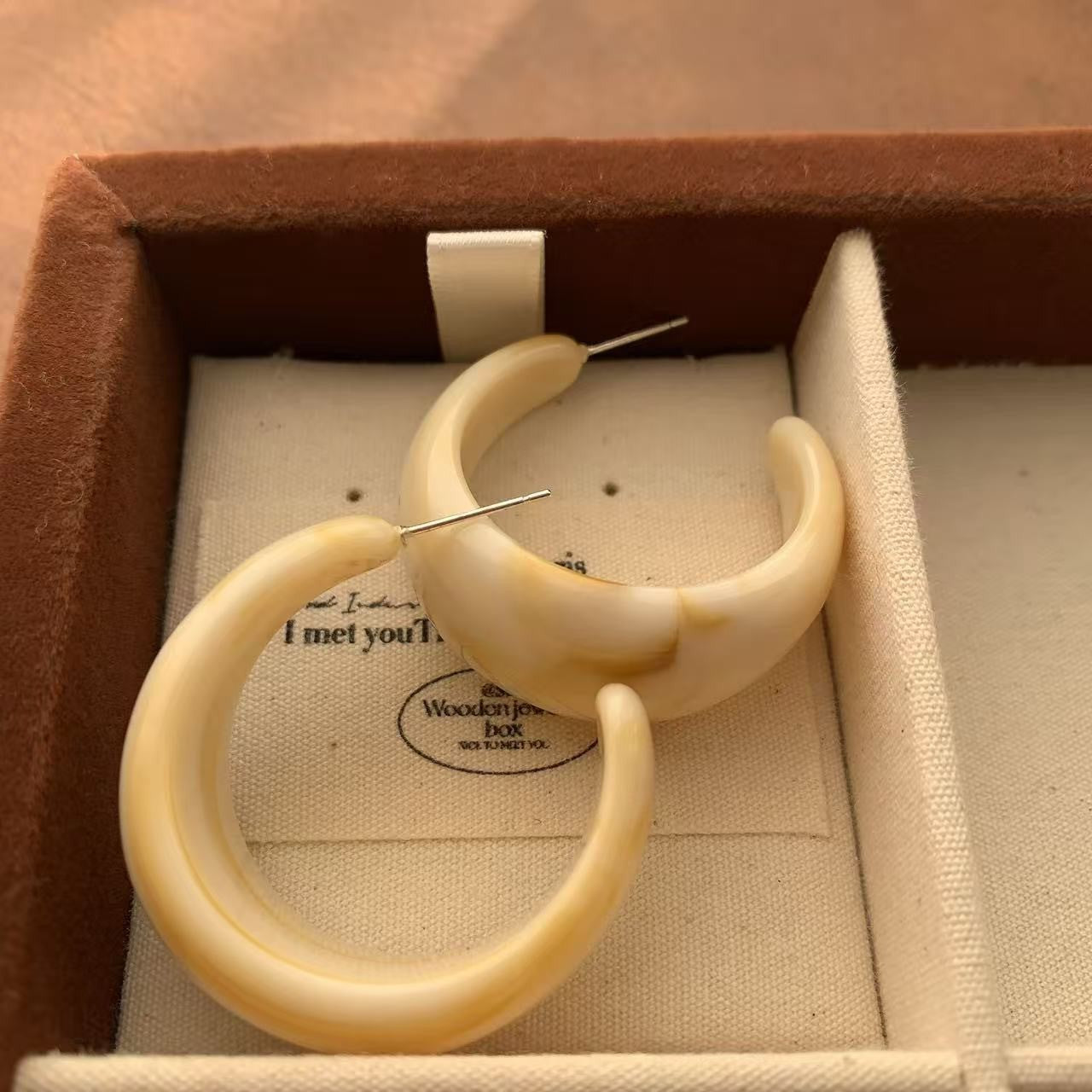Artsy Semicircle Elegant Wild Candy Color Personalized Earrings
